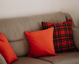 Gemütliche Couch im Haus Barbara - Appartement Typ B