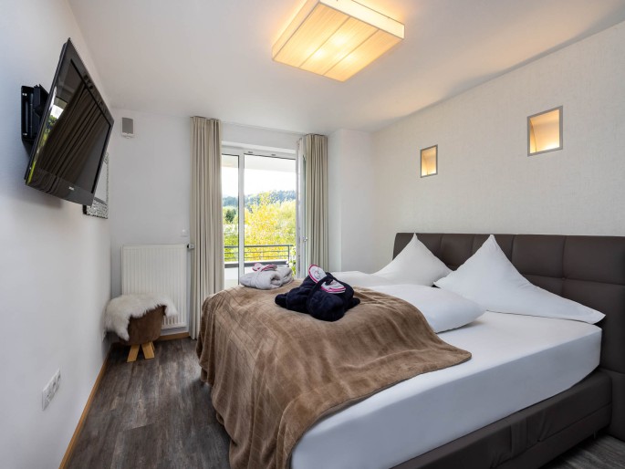 Schlafzimmer der Ferienwohnung Enjoy one in Altenmarkt