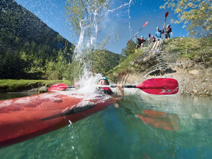 Kajak am Badesee Flachauwinkl © Flachau Tourismus - Markus Berger, zooom productions GmbH