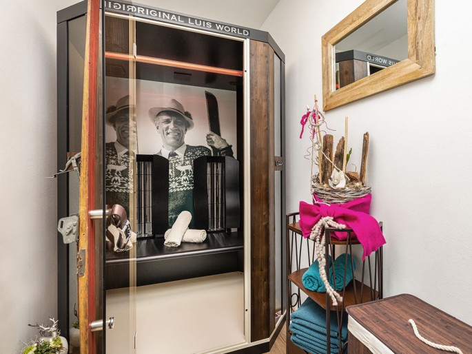 Urige Infrarotkabine