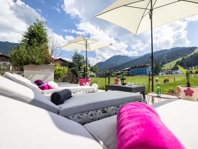 Entspannen auf der Sonnenterrasse