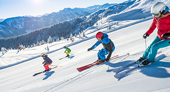 Skifahren in Ski amadé © Flachau Tourismus | zooom productions 